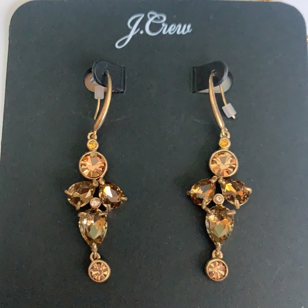 J.crew drop sparkle earings